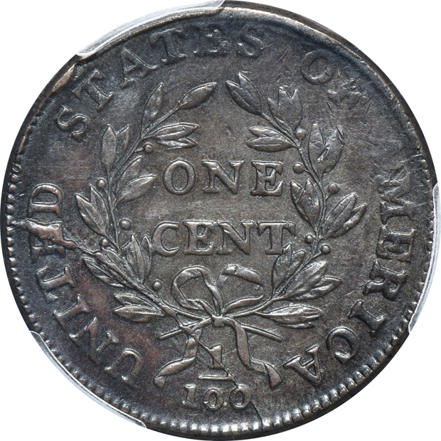 1798 2nd Hair Style PCGS AU details/repaired