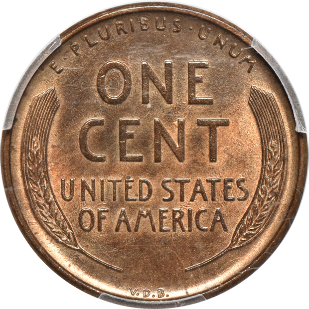 1909-S VDB Lincoln PCGS UNC details/cleaned