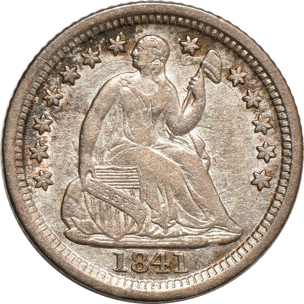Seven Seated Liberty half-dimes