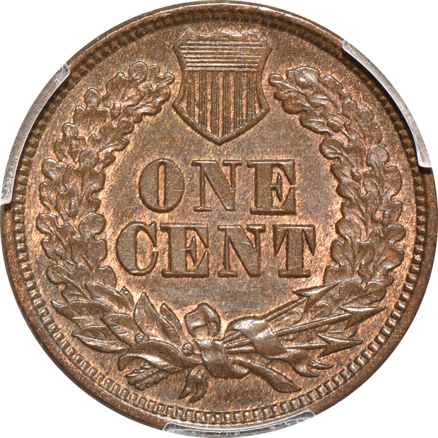 1866 MS-63BN, and an 1874 MS-63RB, both PCGS MS-63