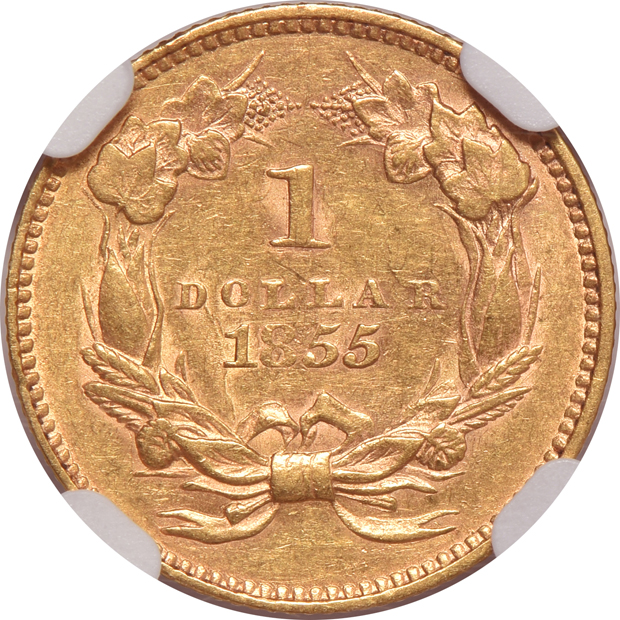 1855 NGC AU-58