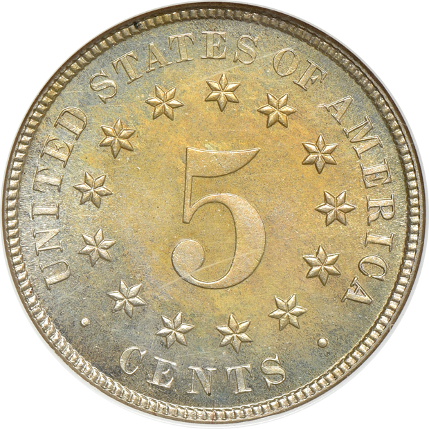 1883 Shield NGC PR-66 (no line) CAC