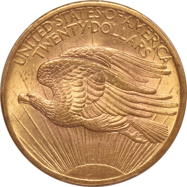 1907 No Motto Saint Gaudens PCGS MS-64