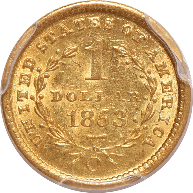 1853-O PCGS MS-62