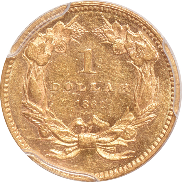 1853 and 1862, both PCGS MS-62