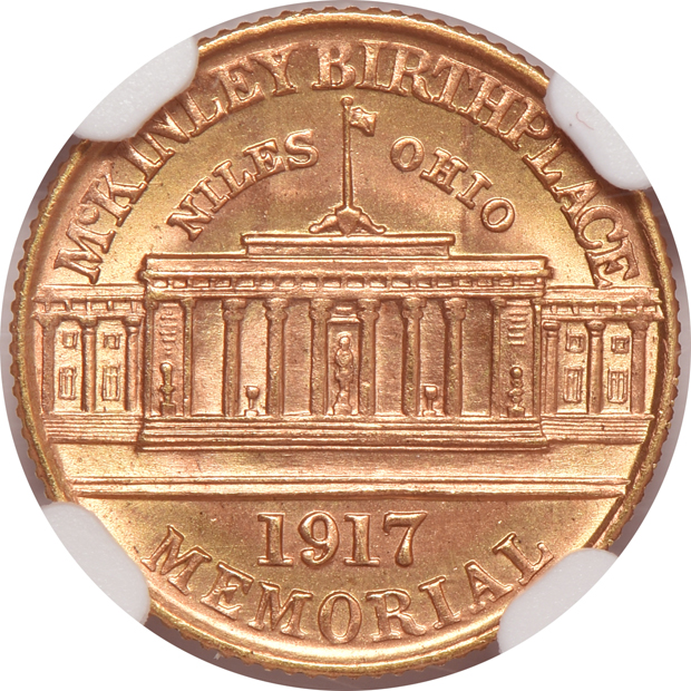 1917 McKinley $1 NGC MS-65