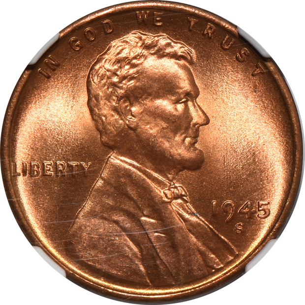Six certified U.S. type coins, as described