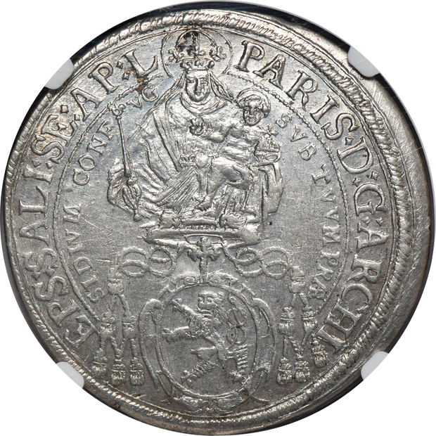 Austria - 1648 taler Salzburg DAV-3504 - NGC AU-55