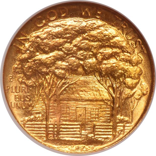 1922 Grant Memorial $1 NGC MS-66 CAC