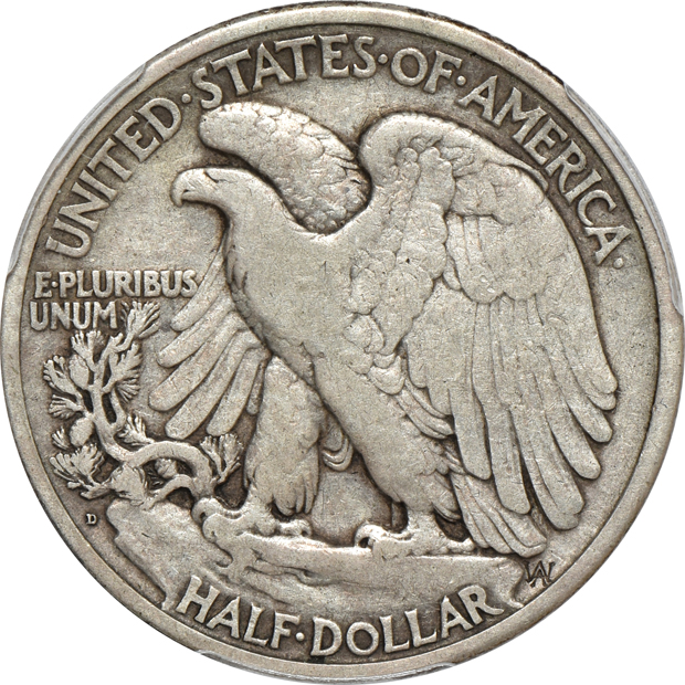 1921-D PCGS F-15