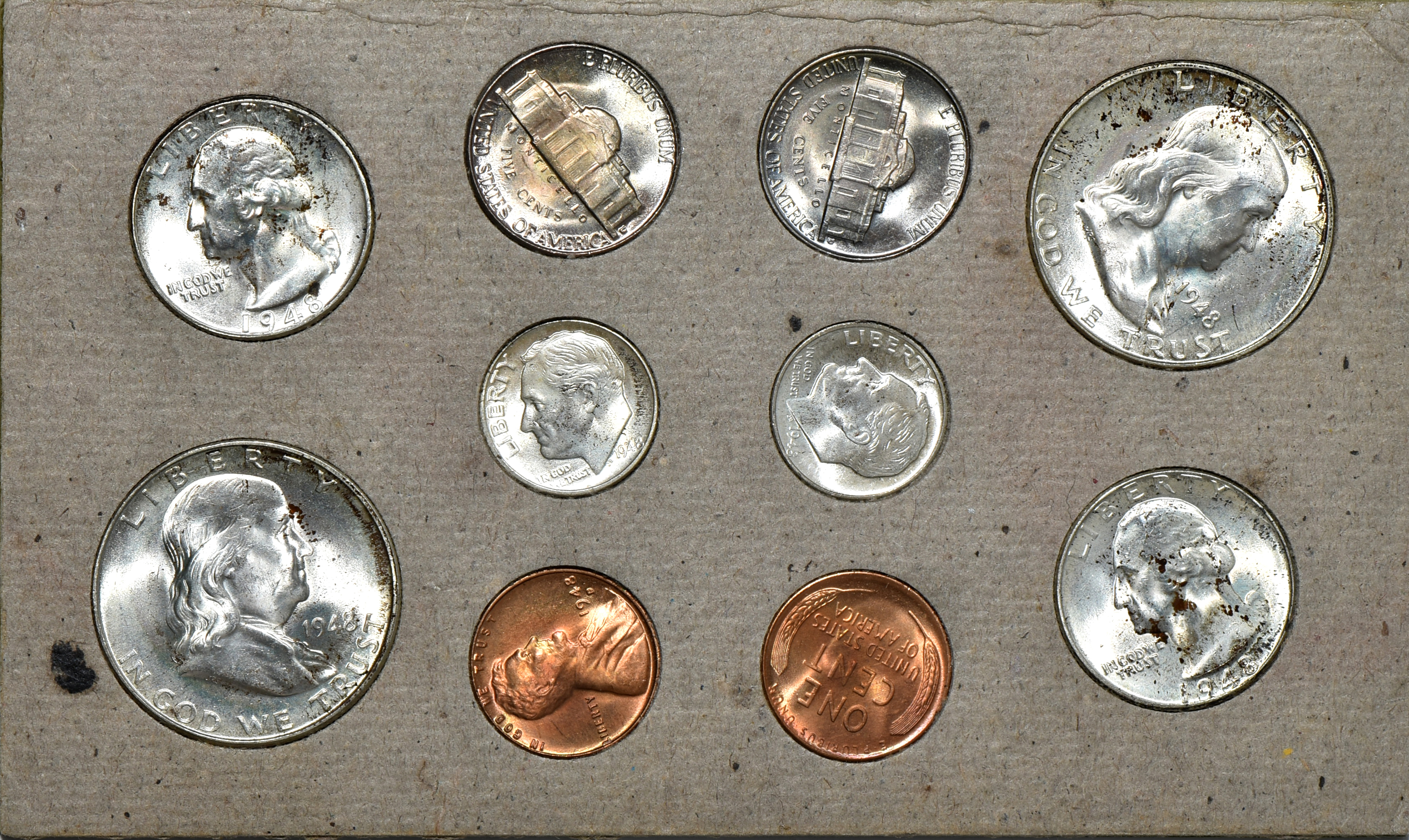 Two 1948 and one 1949 Mint Sets