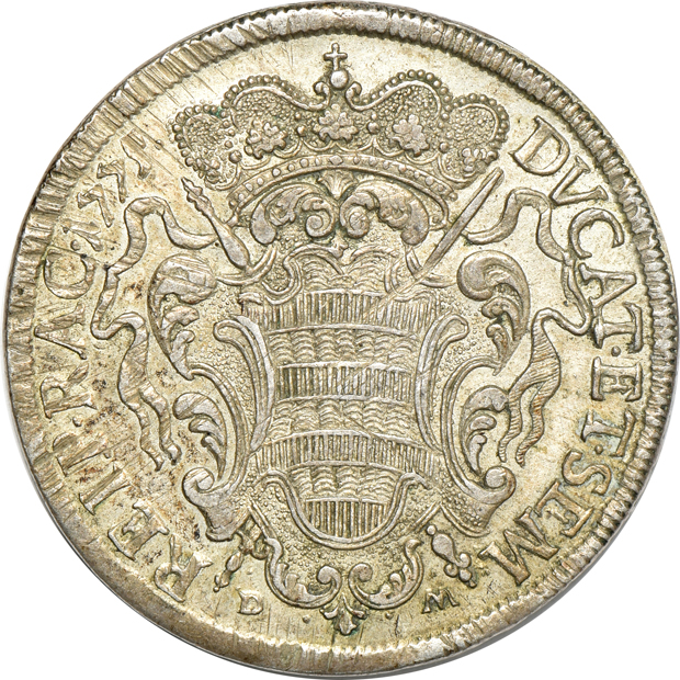 Multiple - Republic of Ragusa 1771 tallero KM-18 XF, and a Swiss Canton Bern 1795 thaler KM-149 AU/tooled