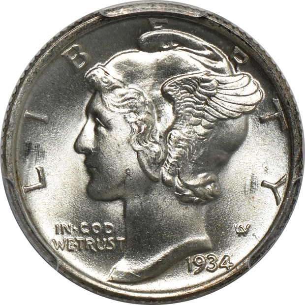 Six certified dimes