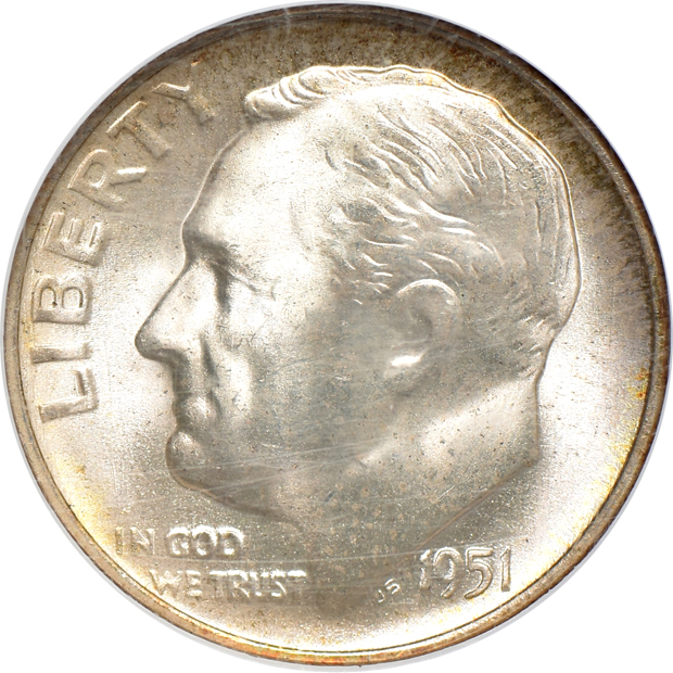 Six certified dimes