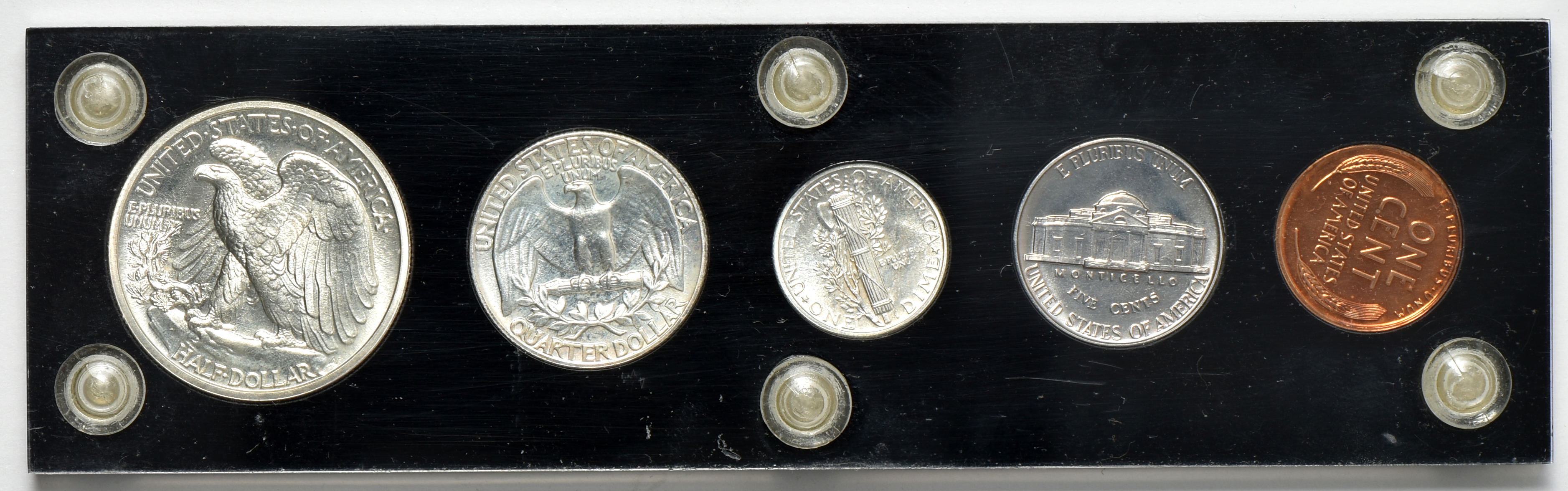 1939 Proof Set in a Capital Plastics holder