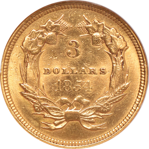 1854 ANACS Net VF-20/ex-jewelry