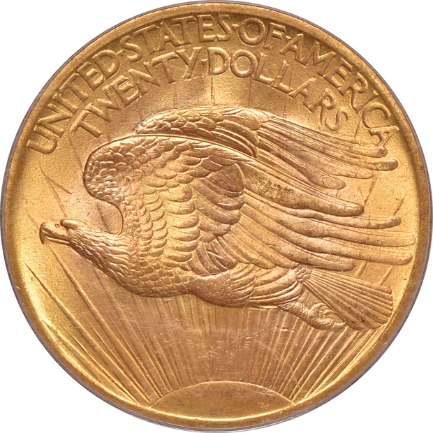 1908 No Motto PCGS MS-66, Wells Fargo Nevada Gold