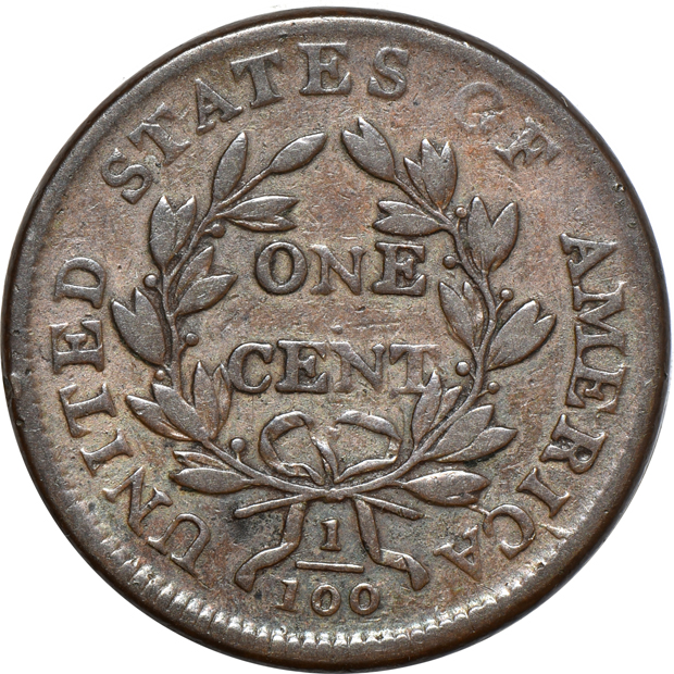 1807 Large 7 Over 6 VF