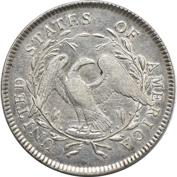 1795 2 Leaves VF details/cleaned