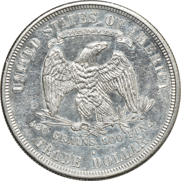 1843 XF details/cleaned, 1872 XF details/cleaned, and an 1877-S UNC details/cleaned