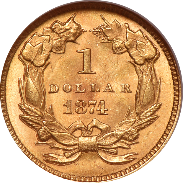 1874 NGC MS-65