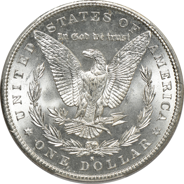 1887-S MS-63 CAC, 1889-S MS-63, and an 1891-S MS-63, all PCGS