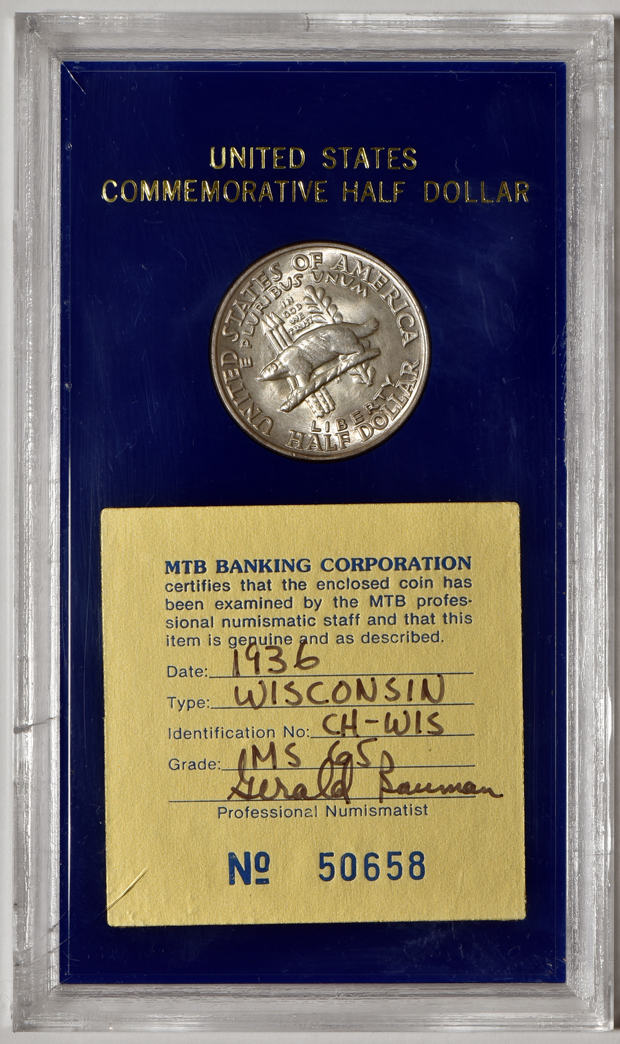 Five silver commemorative half-dollars
