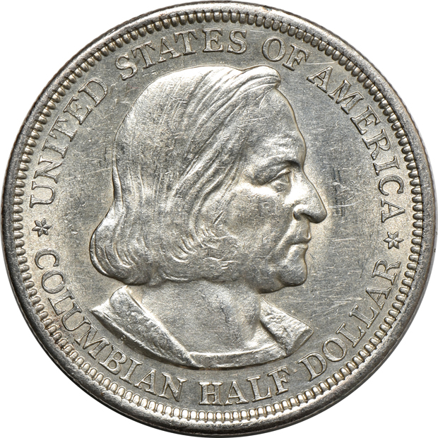 Twelve silver commemorative half-dollars and an 1893 Isabella quarter
