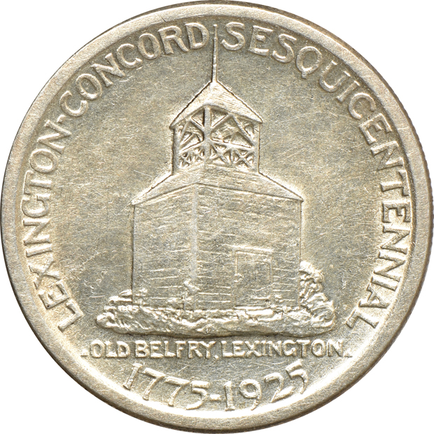 Ten silver commemorative half-dollars