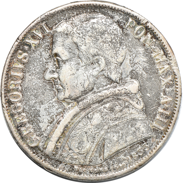 Italy - Group of seven Papal States coins