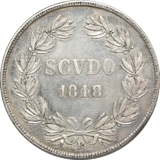 Italy - Group of seven Papal States coins