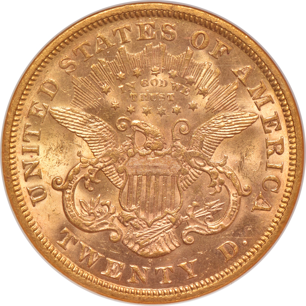 1873-S Closed 3 NGC MS-60