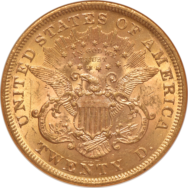 1873 Open 3 NGC MS-61