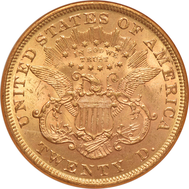 1873 Open 3 NGC MS-61