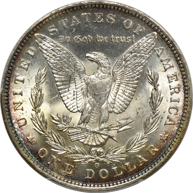 1888 Binion NGC MS-62, 1888 NGC MS-66, and an 1888-O PCGS MS-66