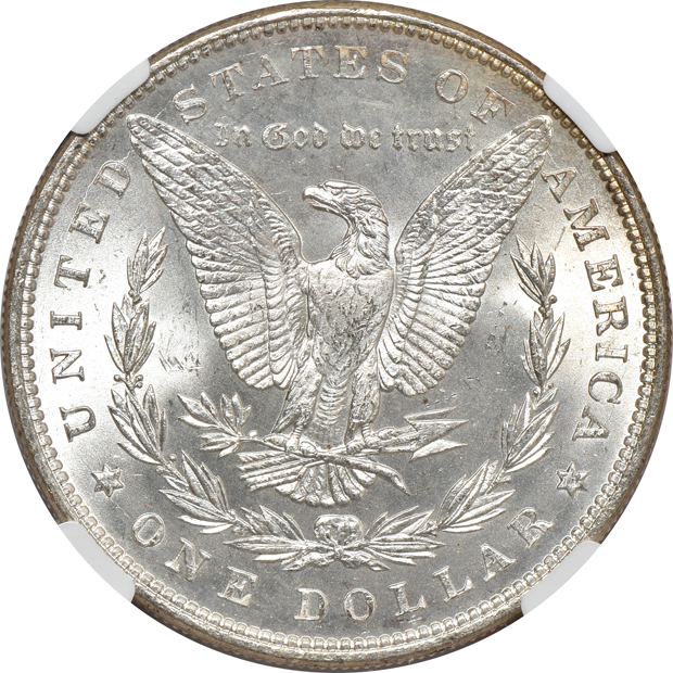 1888 Binion NGC MS-62, 1888 NGC MS-66, and an 1888-O PCGS MS-66