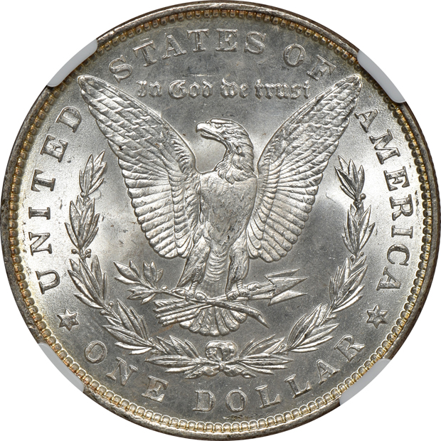 1889 MS-66, and an 1889-O MS-64, both NGC
