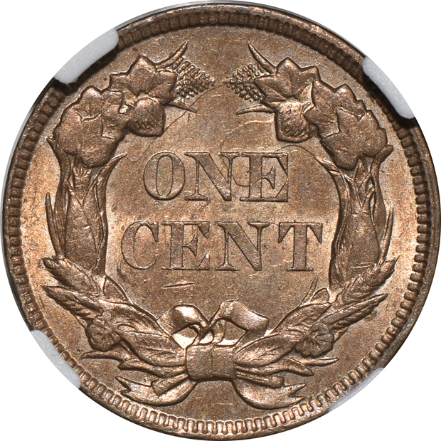 1857 Flying Eagle clashed with quarter MS-61, 1857 Flying Eagle clashed with half-dollar Fine details/cleaned, and an 1857 Flying Eagle closed with double eagle VF-20, all NGC