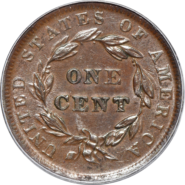 1838 N-4 PCI MS-64BN, and an 1839 Bobby Head PCGS MS-61BN