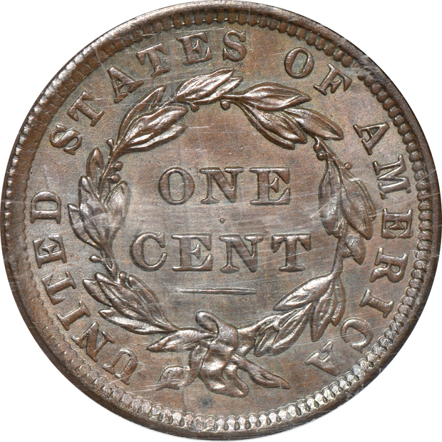 1838 N-4 PCI MS-64BN, and an 1839 Bobby Head PCGS MS-61BN