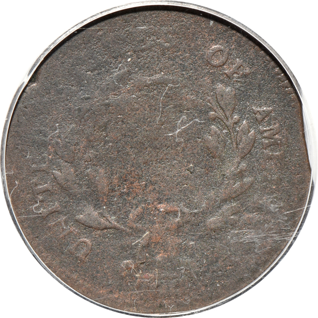 1795 Plain Edge, No Pole C-4 ANACS G-4
