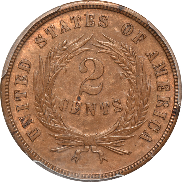 1872 NGC VF-30 BN, and an 1872 PCGS PR-63BN
