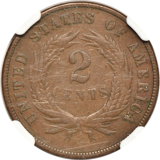 1872 NGC VF-30 BN, and an 1872 PCGS PR-63BN