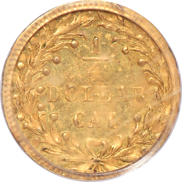 1856 25c BG- 111 MS-64, and an 1872/1 25c BG-870 MS-63, both PCGS