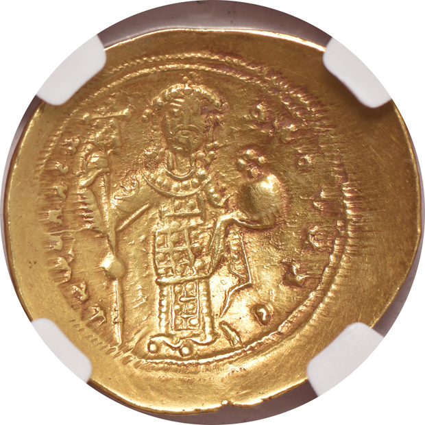 Byzantine Empire - Two 1059-1067 Constantine X AV histamenon nomisma - both NGC XF
