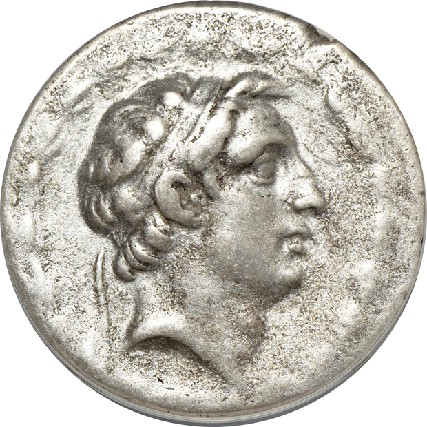 Ten certified Ancient coins