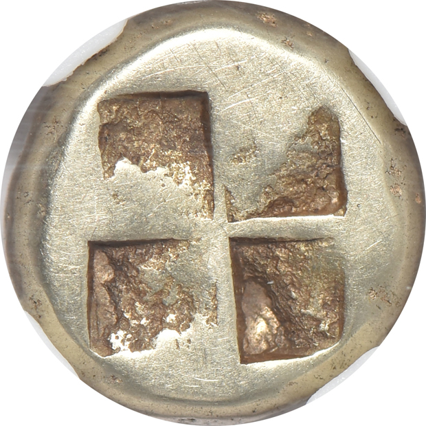 Ancient Greece - 600-500 BC Ionia EL twelfth-stater AU, and a 387-326 BC Ionia, Phocaea EL hecte Choice VF, both NGC