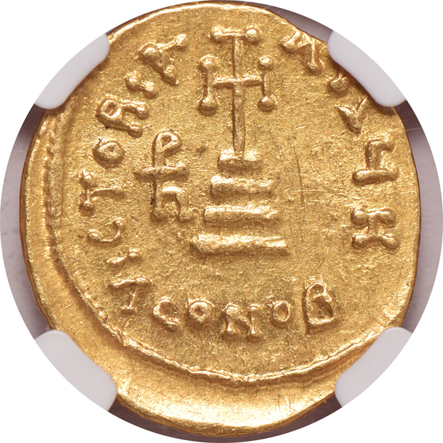 Roman Empire - 610-641 Byzantine Empire AV solidus - NGC Choice XF