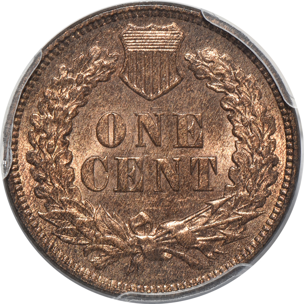 1873 Open 3 PCGS MS-64RB