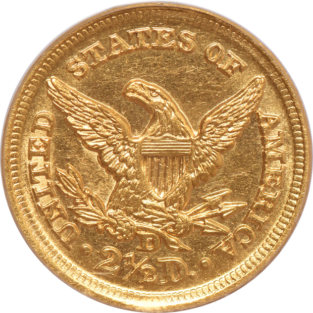 1859-D PCGS Genuine (AU details/cleaned)